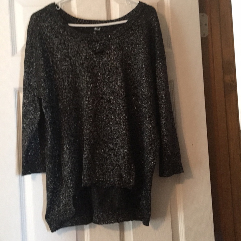 Beautiful sparkly black sweater. ANA.